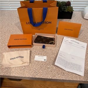 Louis Vuitton Authentic Key Pouch. Great condition.